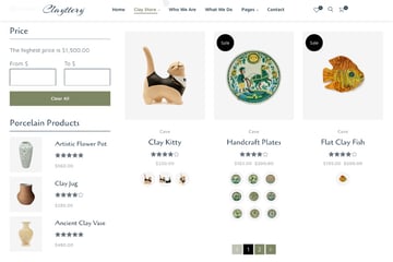 Clayttery - Pottery Handmade Store Shopify