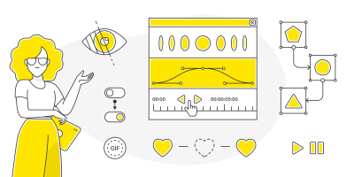 Illustration of accessible UI animations