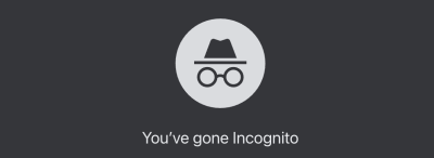 Google Chrome’s default Incognito Mode start page