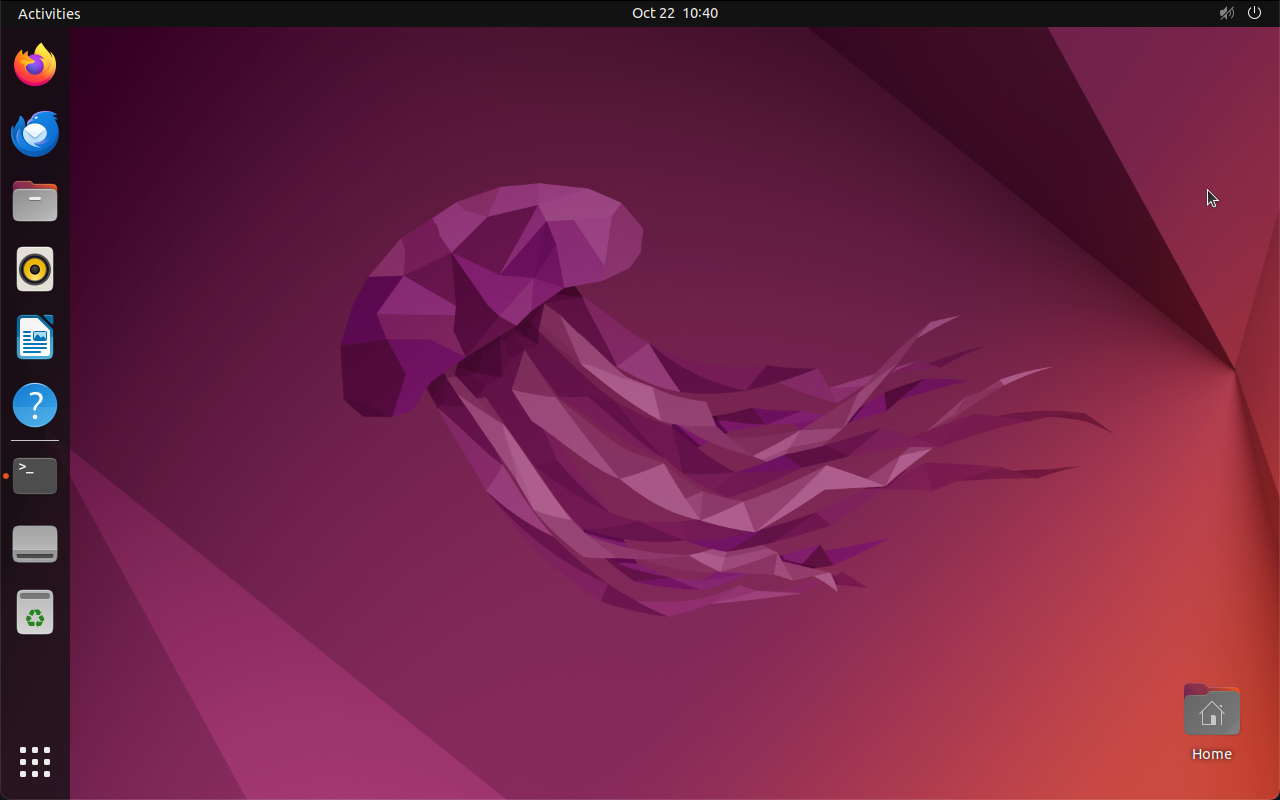 Ubuntu desktop screenshot