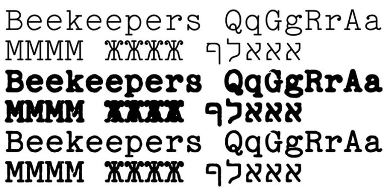 15+ Free Fonts with Classic Typewriter Styles for Creatives