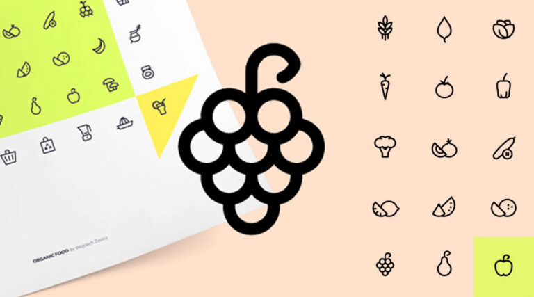 20+ Best Free Food Icon Sets for Designers