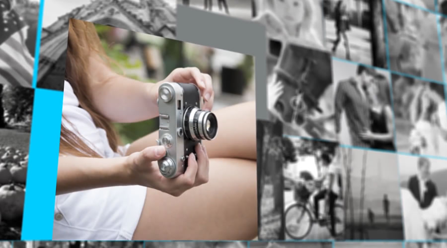 Wall Slideshow for After Effects