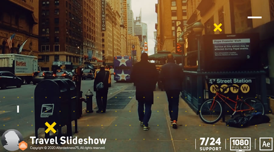 Travel Slideshow for After Effects