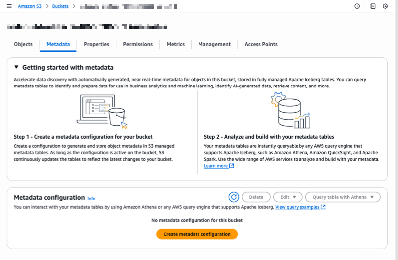 S3 Metadata, start from general purpose bucket