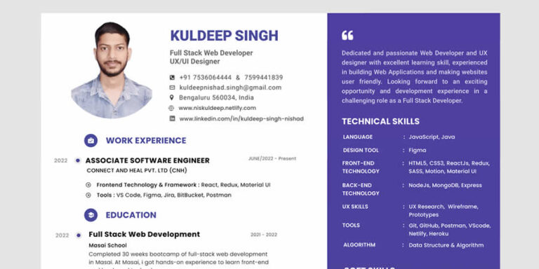 25+ Best Free Figma Resume Templates for Designers in 2025