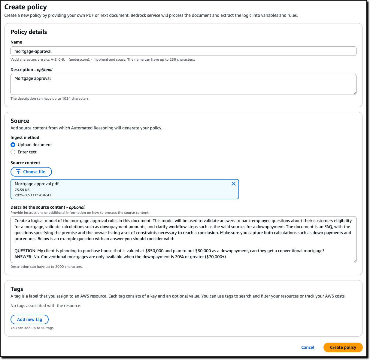 Consoel screenshot.