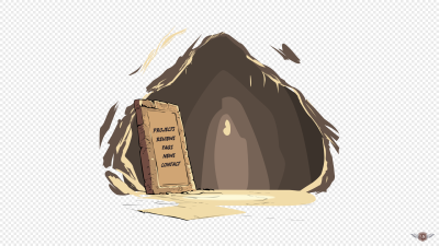 The cave background