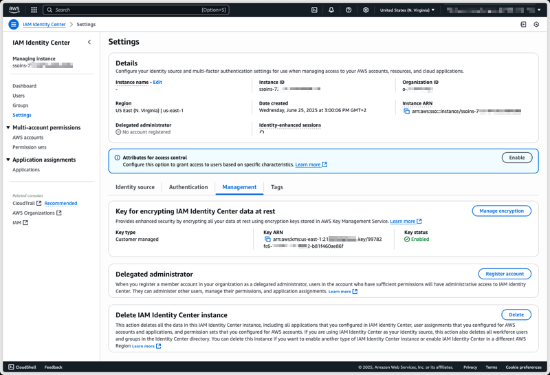 Change key on existing IDC