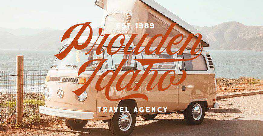 The Kingdrops Handcrafted logo font typeface logotype