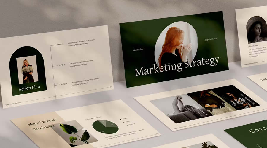 Marketing Strategy PowerPoint business presentation template