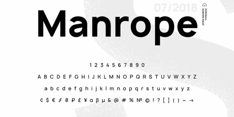 20+ Best Free Geometric Fonts for Designers