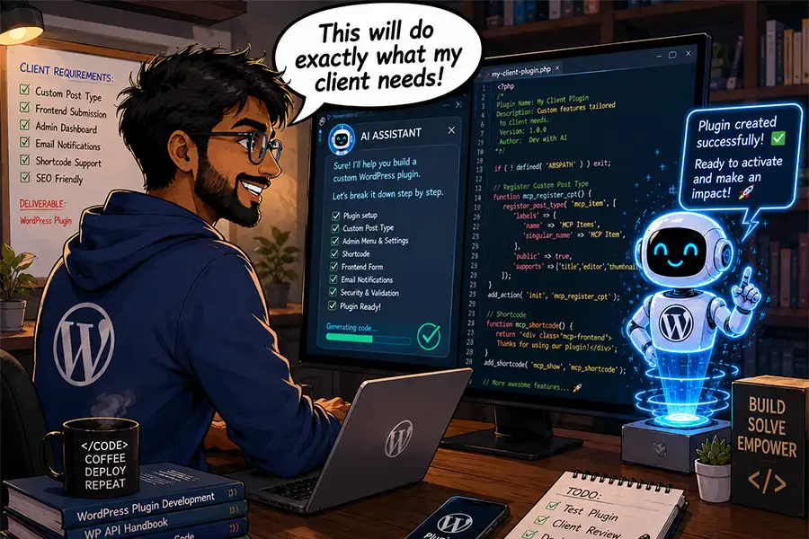 You can use AI to expand your custom development capabilities