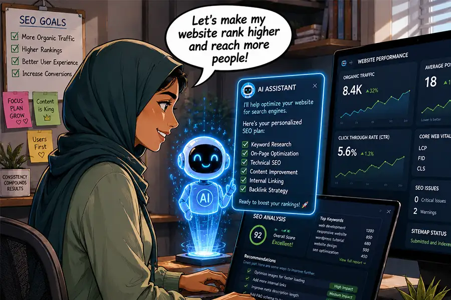 AI can help you optimize client websites for search engines