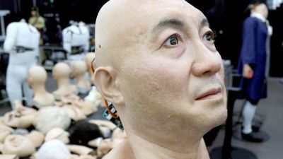 Hyper-realistic robot’s head