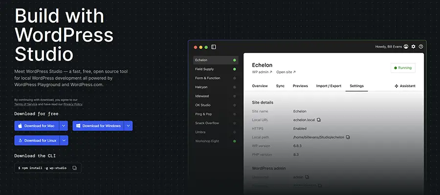 WordPress Studio