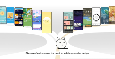 Subtle, grounded design for distress
