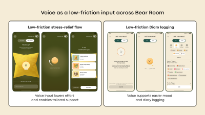 Voice as a low-friction input