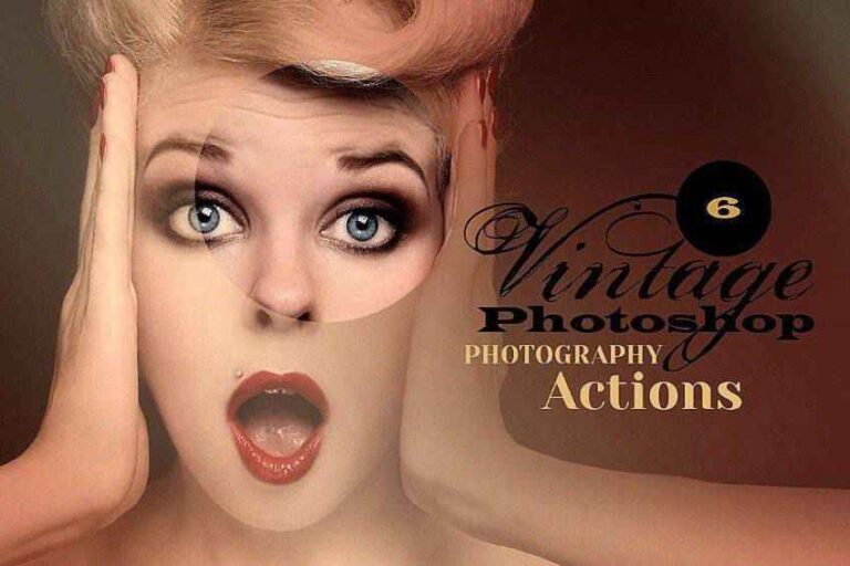 20+ Best Photoshop Actions for Retro & Vintage Photo Effects