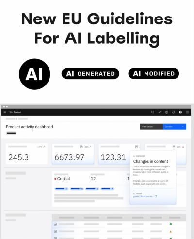 Visual overview of AI content labelling requirements and transparency obligations under the EU AI Act 2026