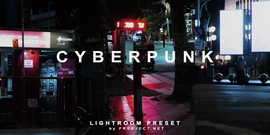 Cyberpunk Color Effect free lightroom preset