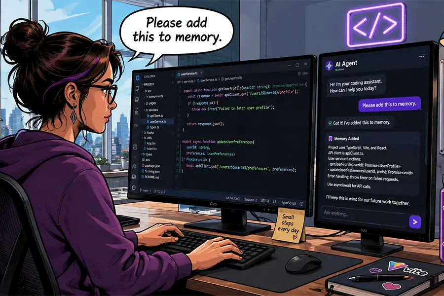 AI models can store important project details in memory